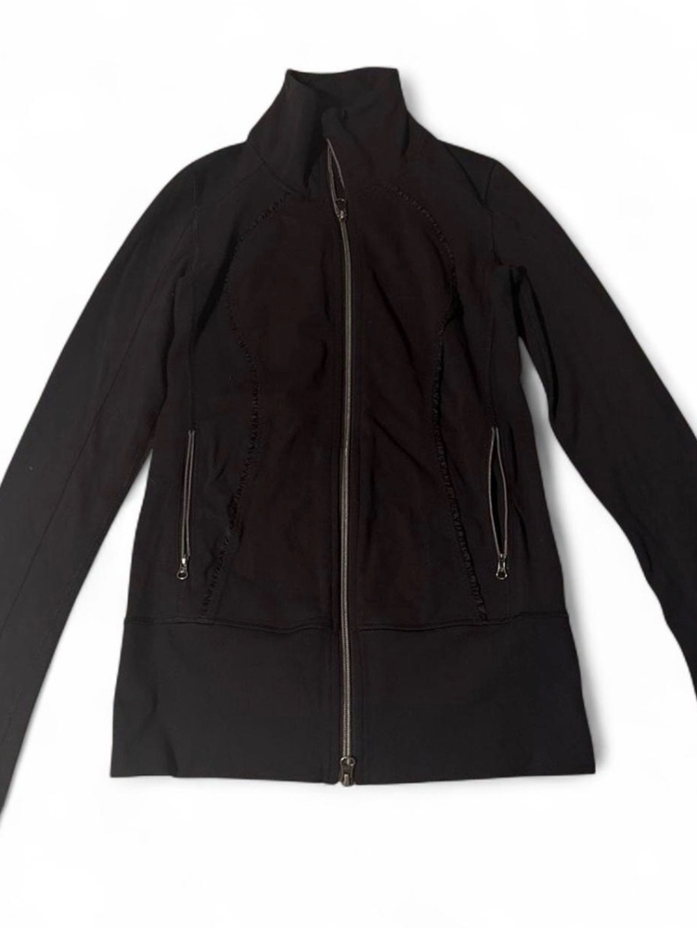 LULULEMON Women's Black Full-Zip Jacket SZ 4